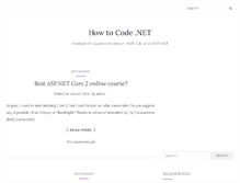 Tablet Screenshot of howtocode.net